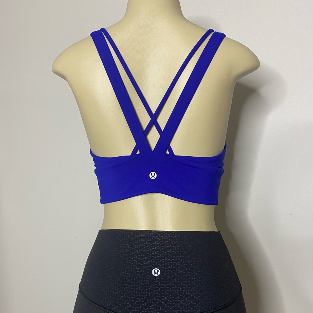 Lululemon blue sports bra